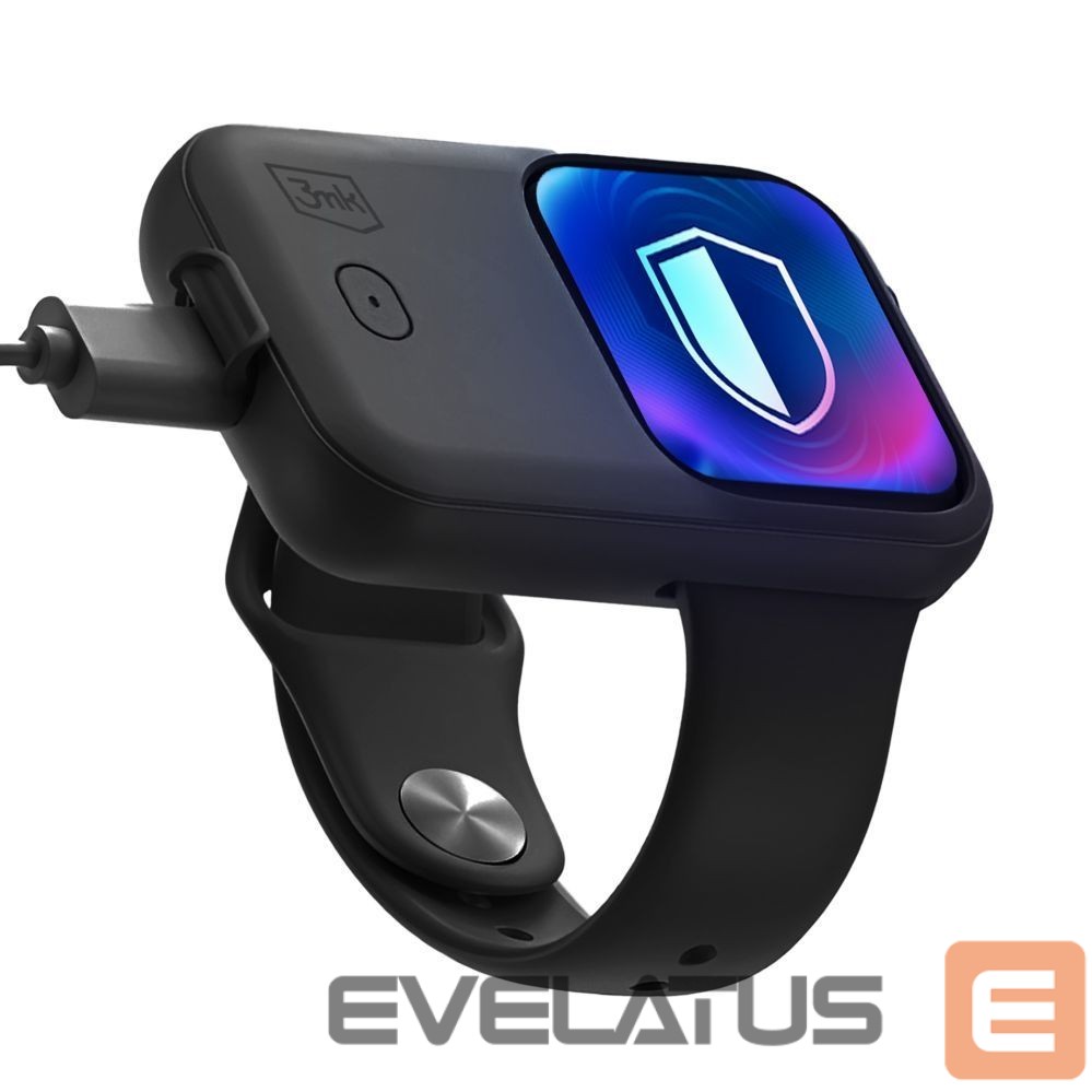 Kitos prekės 3MK 3mk Endurance Powerbank for Apple Watch 44 mm / 45 mm 2.5W 1200mAh USB-C - black