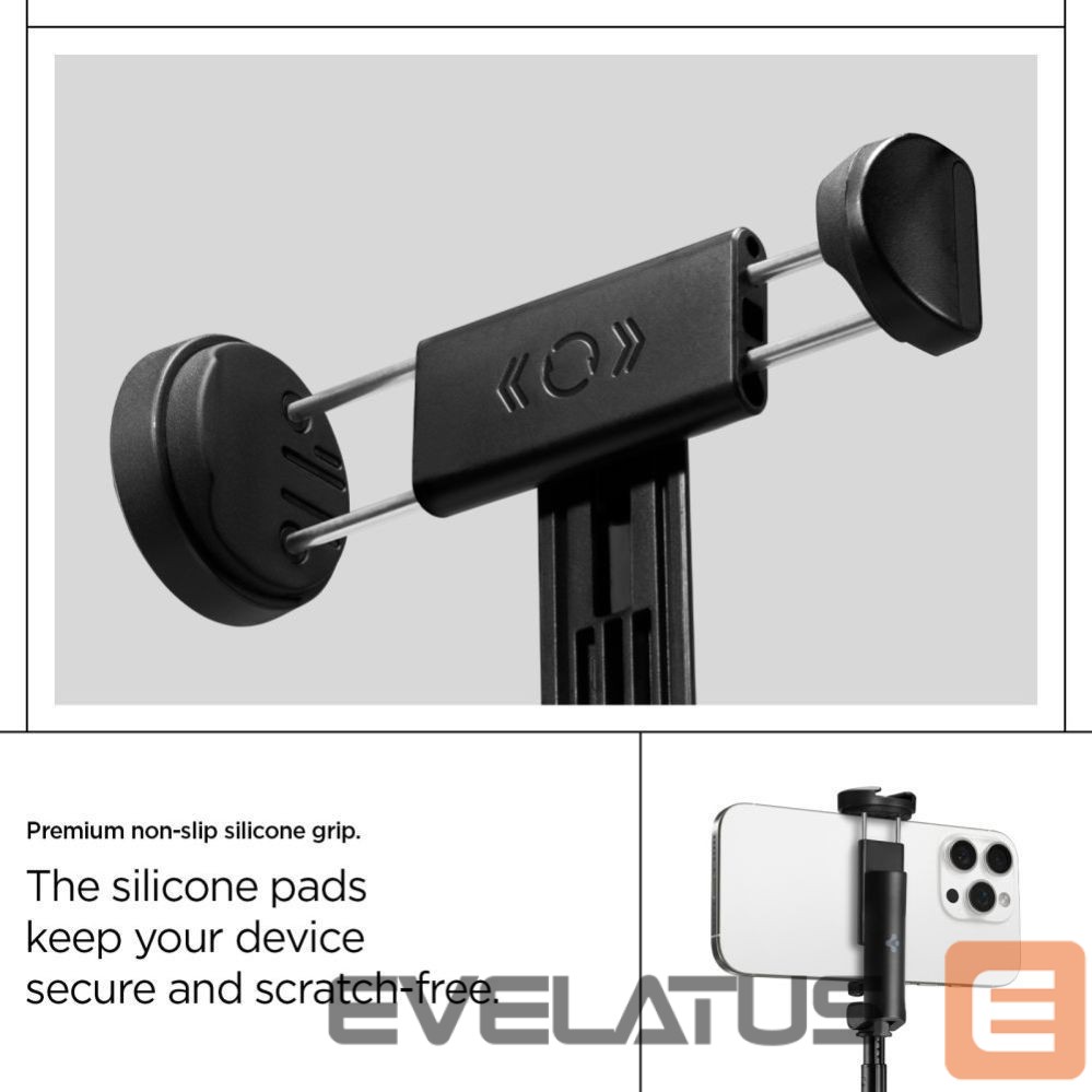 Kitos prekės Spigen Spigen S541W Bluetooth Selfie Stick - Black