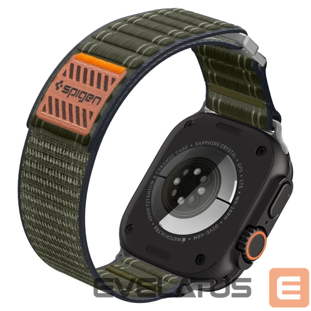 Kitos prekės Spigen Spigen WBF0 Strap for Apple Watch 44 / 45 / 46 / 49 mm - Green