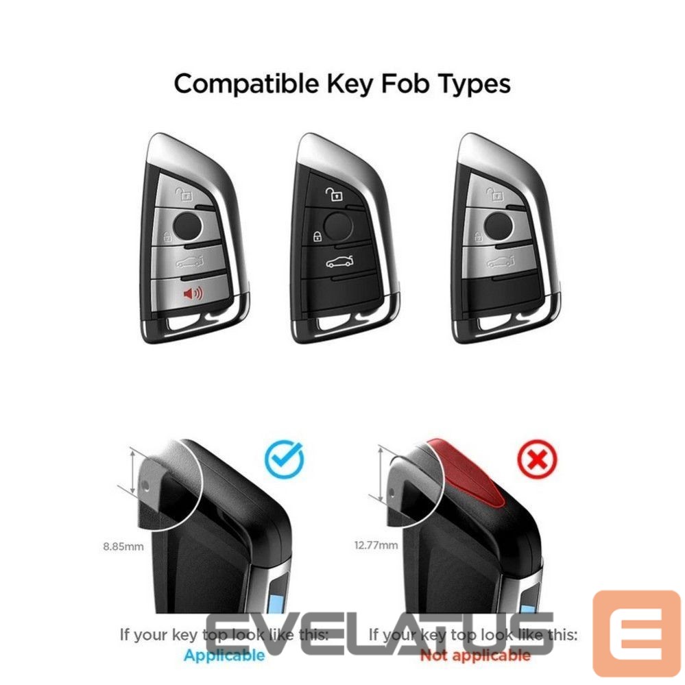 Kitos prekės Spigen Spigen BK100 Car Key Case - Black