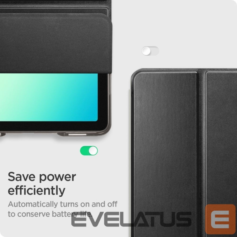 Kitos prekės Spigen Spigen Smart Fold Case for Samsung Galaxy Tab A9+ / A11+ - Black