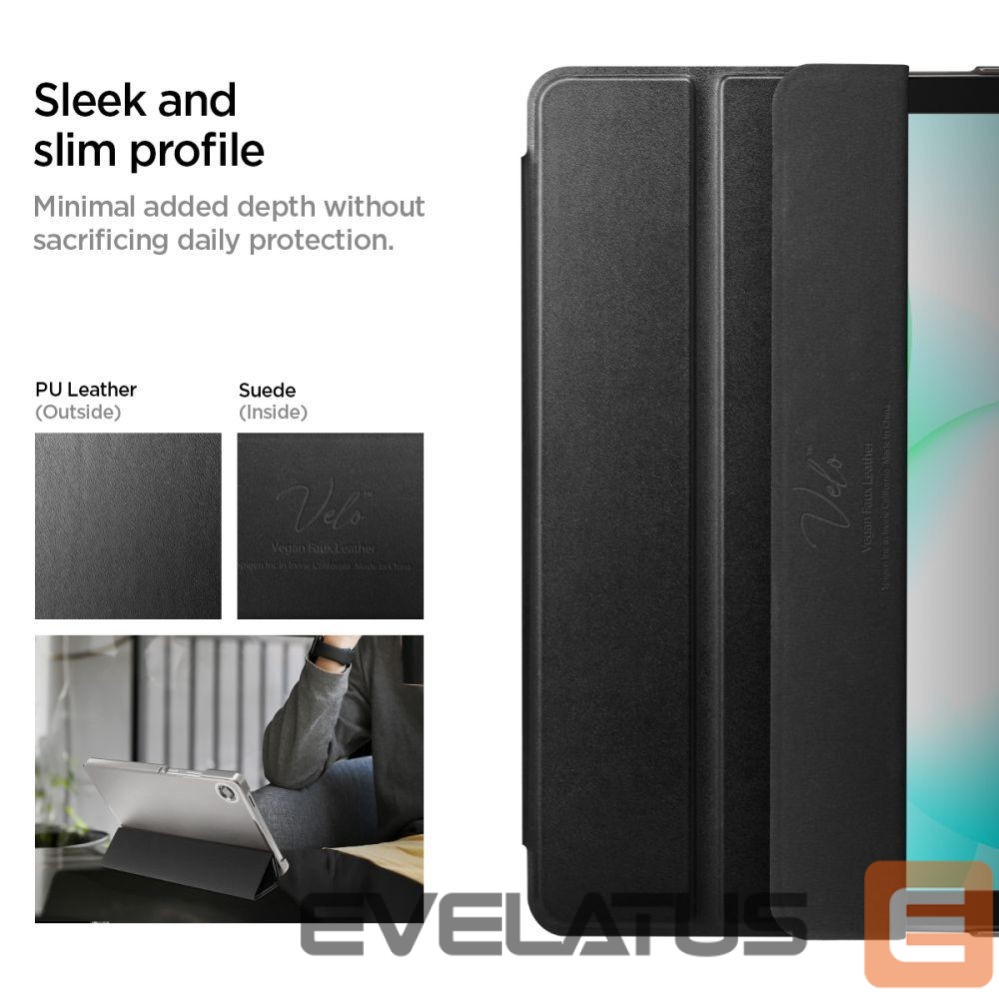 Kitos prekės Spigen Spigen Smart Fold Case for Samsung Galaxy Tab A9 / A11 - Black