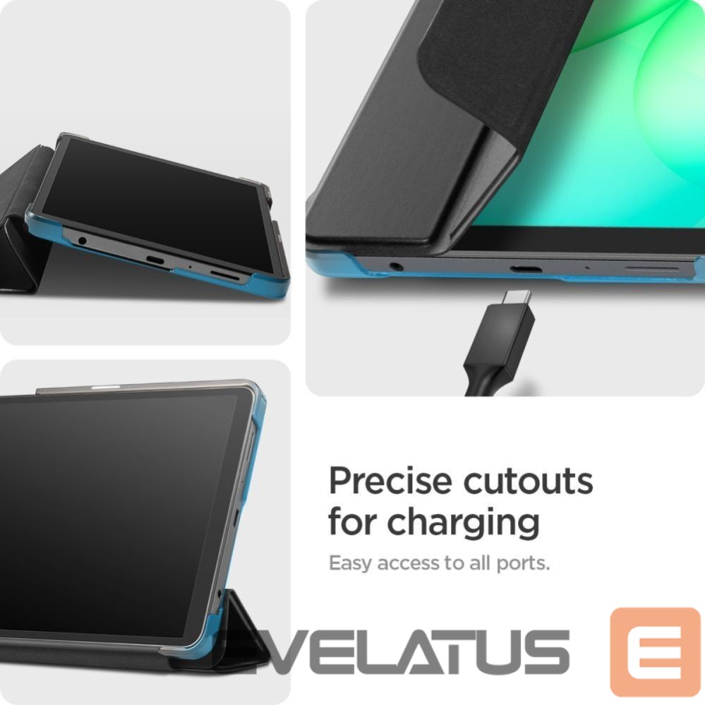 Kitos prekės Spigen Spigen Smart Fold Case for Samsung Galaxy Tab A9 / A11 - Black