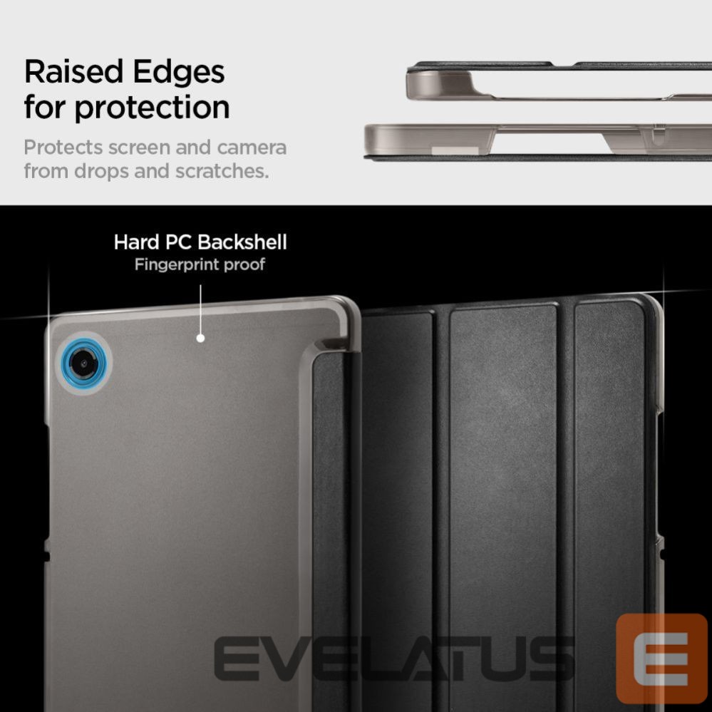 Kitos prekės Spigen Spigen Smart Fold Case for Samsung Galaxy Tab A9 / A11 - Black