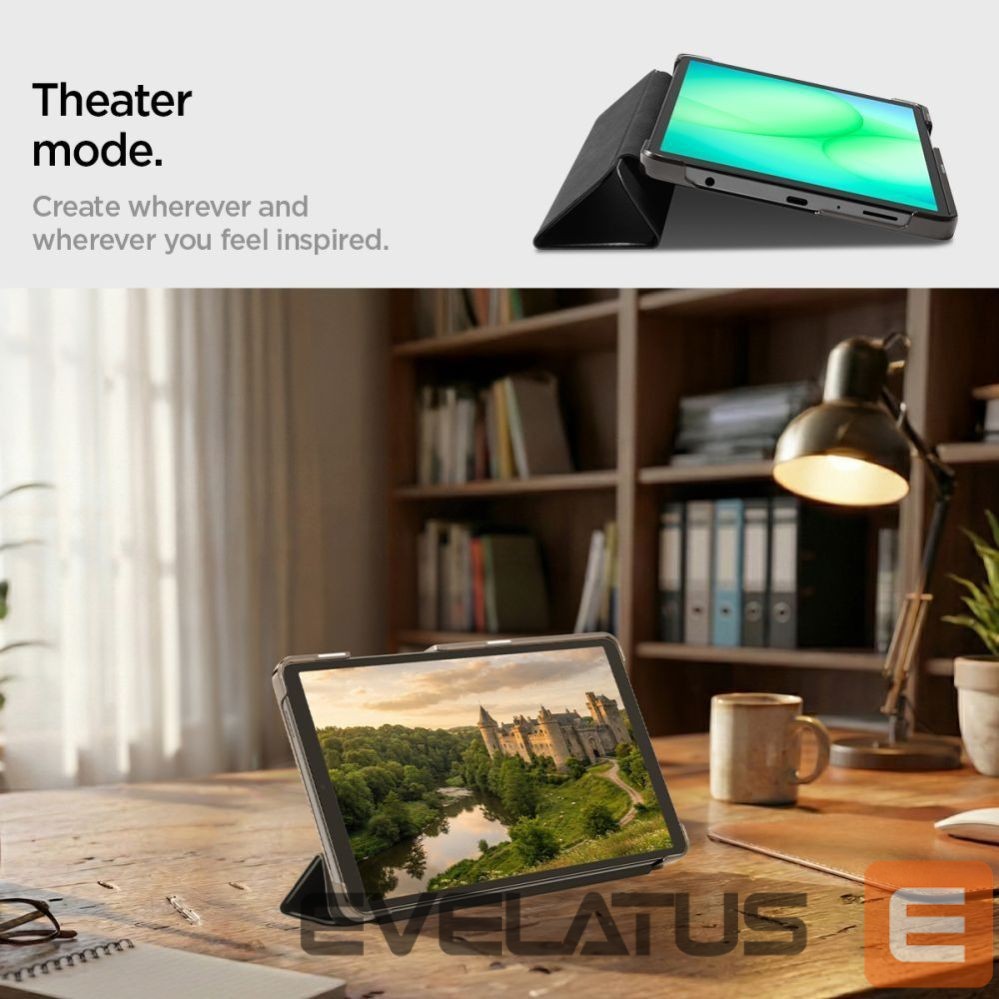 Kitos prekės Spigen Spigen Smart Fold Case for Samsung Galaxy Tab A9 / A11 - Black