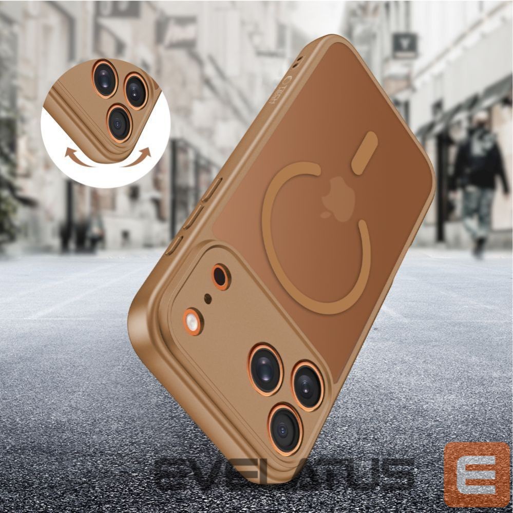 Kitos prekės Tech-Protect Tech-Protect BasicMag MagSafe Case for iPhone 17 Pro - Brown
