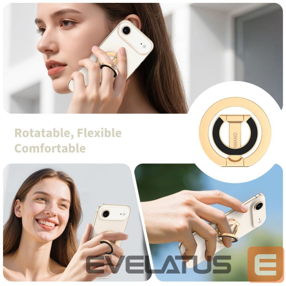 Kitos prekės Tech-Protect Tech-Protect MMR400 Lamano Magnetic Ring for Phone - Gold