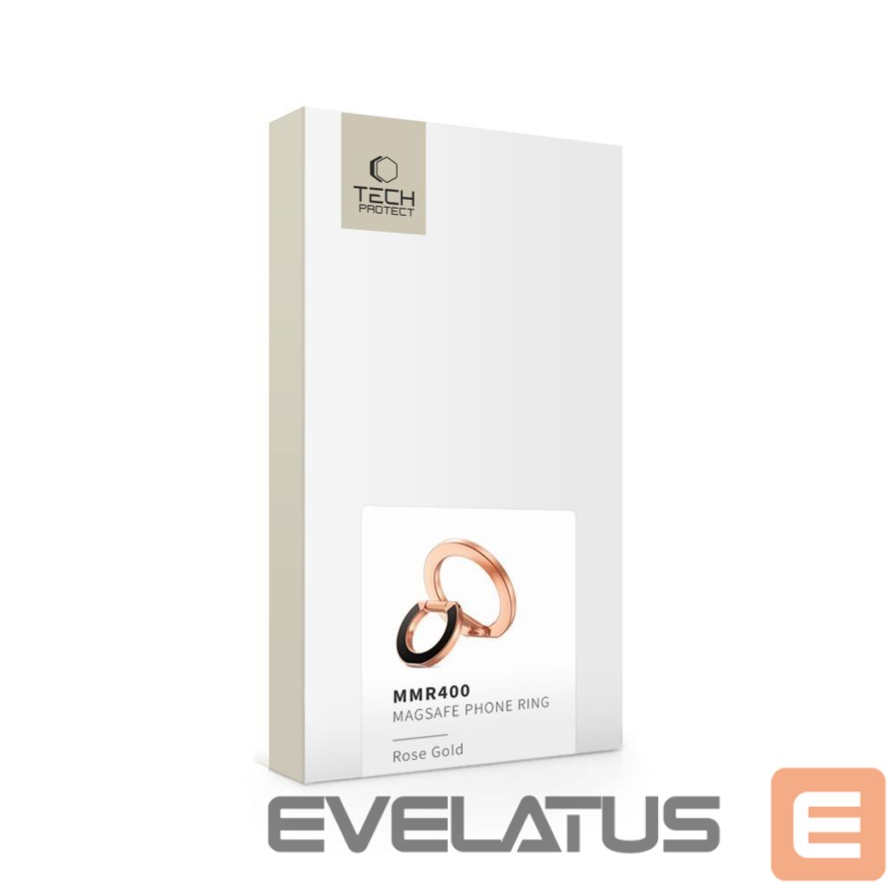 Kitos prekės Tech-Protect Tech-Protect MMR400 Lamano Magnetic Ring for Phone - Rose Gold