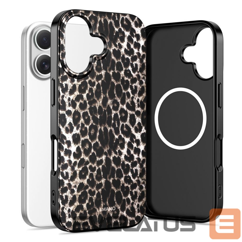 Kitos prekės Tech-Protect Tech-Protect Lamano MagSafe case for iPhone 17 - black and brown