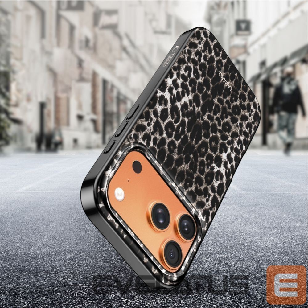 Kitos prekės Tech-Protect Tech-Protect Lamano MagSafe case for iPhone 17 Pro Max - black and brown