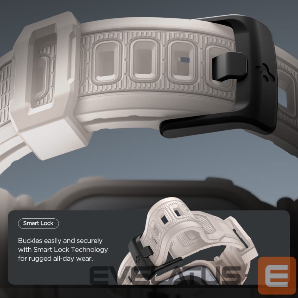 Kitos prekės Spigen Spigen Rugged Armor Pro V2 Apple Watch Strap (46mm) - Beige