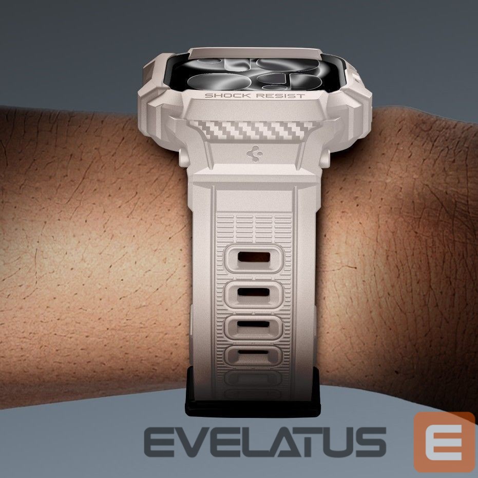 Kitos prekės Spigen Spigen Rugged Armor Pro V2 Apple Watch Strap (46mm) - Beige