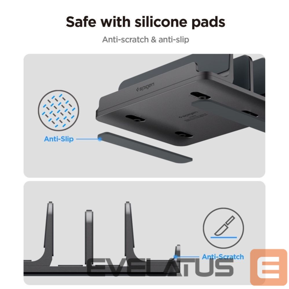 Kitos prekės Spigen Spigen LD208S4 Desk Organizer for Laptops, Tablets, Smartphones, Keyboards - Gray