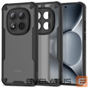Kitos prekės Tech-Protect  Tech-Protect Rugged Shield Case for Xiaomi Poco M8 Pro / Xiaomi Redmi Note 15 Pro+ 5G - Black 