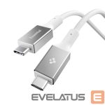 Kitos prekės Spigen  Spigen Essential EB24015CC USB-C / USB-C 240W Cable 150cm - White 