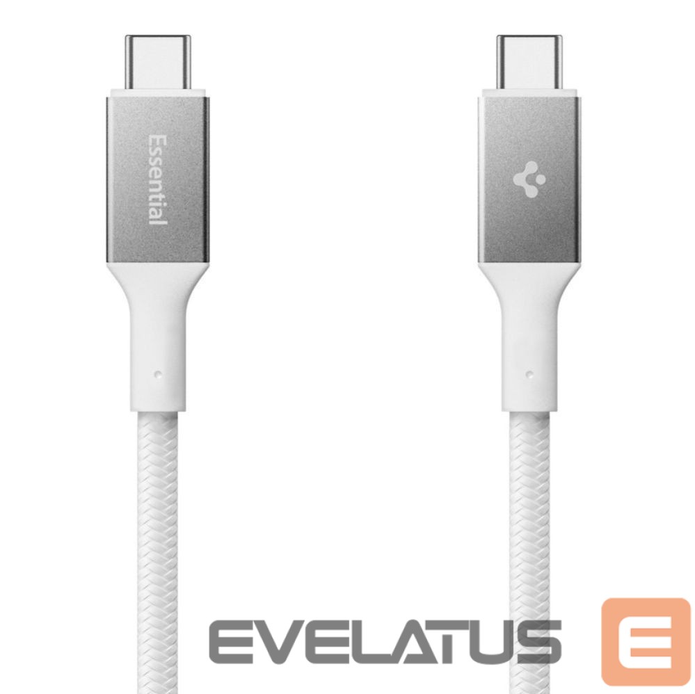Kitos prekės Spigen Spigen Essential EB24015CC USB-C / USB-C 240W Cable 150cm - White