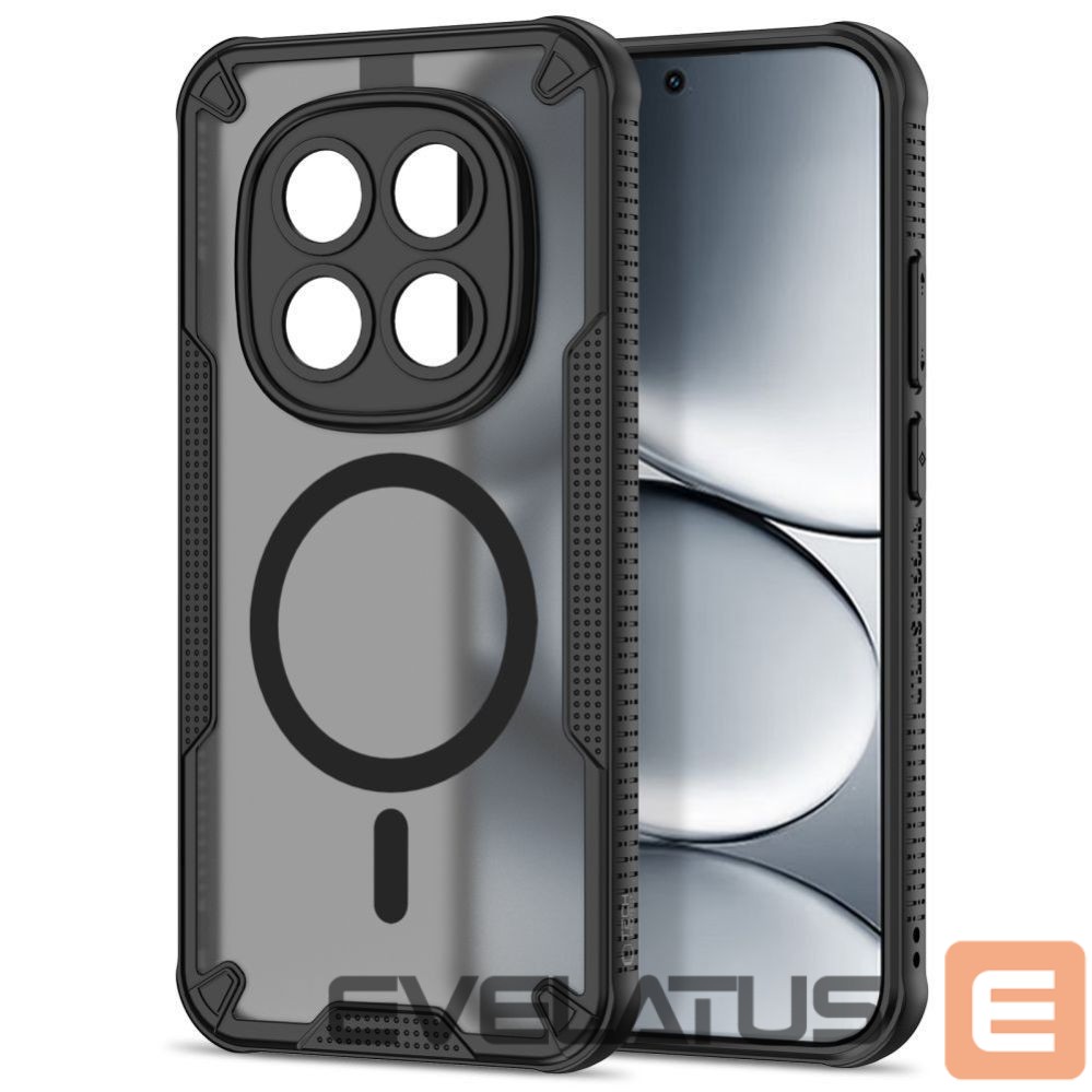 Kitos prekės Tech-Protect Tech-Protect Rugged Shield MagSafe Case for Xiaomi Redmi Note 15 Pro 5G - Black