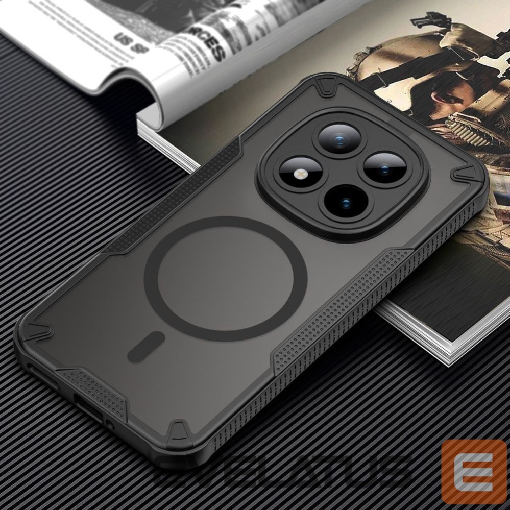 Kitos prekės Tech-Protect Tech-Protect Rugged Shield MagSafe case for Xiaomi Poco M8 Pro / Xiaomi Redmi Note 15 Pro+ 5G - black