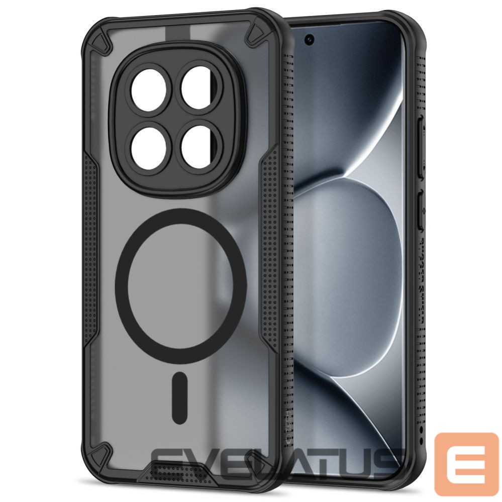 Kitos prekės Tech-Protect Tech-Protect Rugged Shield MagSafe case for Xiaomi Poco M8 Pro / Xiaomi Redmi Note 15 Pro+ 5G - black