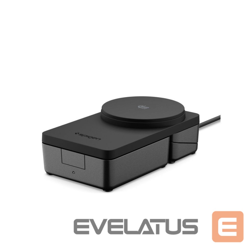 Kitos prekės Spigen Spigen Essential Qi2.2 25W 3in1 MagSafe Magnetic Wireless Charger - Black