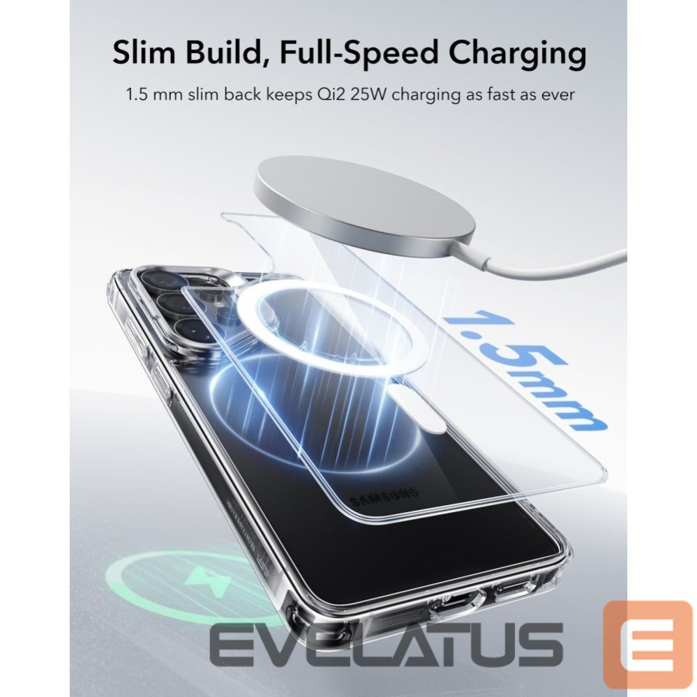Kitos prekės ESR ESR Classic Hybrid Kickstand MagSafe Case for Samsung Galaxy S26 Ultra - Clear