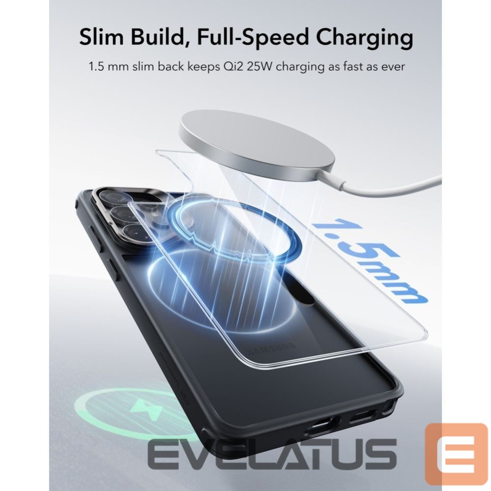 Kitos prekės ESR ESR Classic Hybrid Kickstand MagSafe Case for Samsung Galaxy S26 Ultra - Clear Black