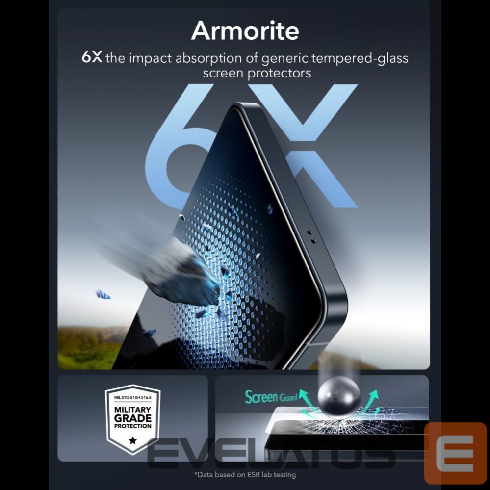 Kitos prekės ESR ESR UltraFit Armorite 2-Pack Tempered Glass for Samsung Galaxy S26 Ultra
