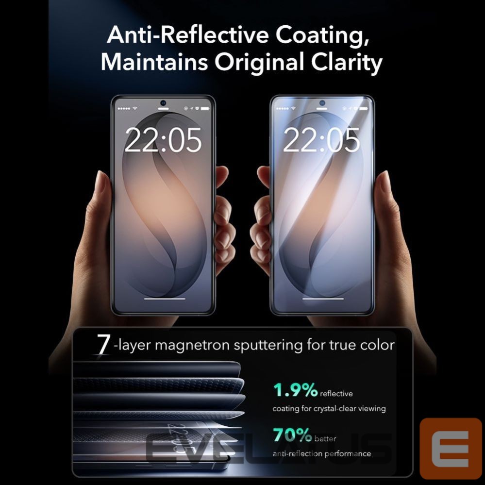 Kitos prekės ESR ESR UltraFit Armorite 2-Pack Tempered Glass for Samsung Galaxy S26 Ultra