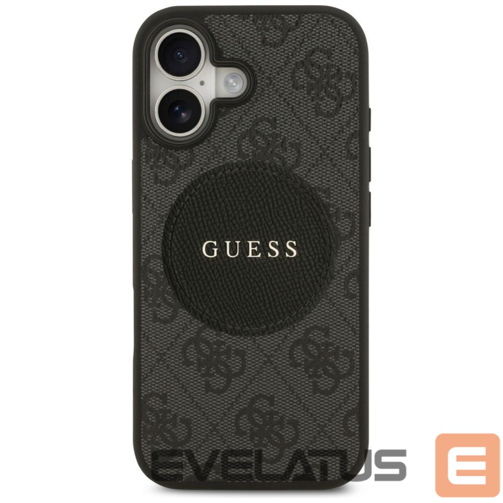 Kitos prekės Guess Guess 4G Circle Classic Logo MagSafe case for iPhone 17 - black