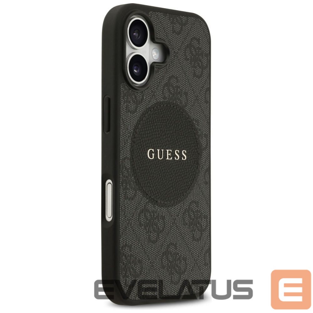 Kitos prekės Guess Guess 4G Circle Classic Logo MagSafe case for iPhone 17 - black