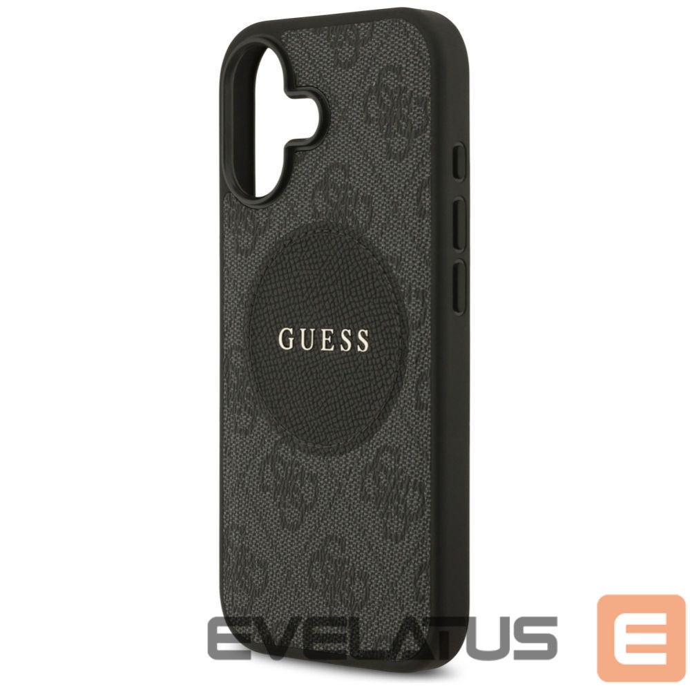 Kitos prekės Guess Guess 4G Circle Classic Logo MagSafe case for iPhone 17 - black