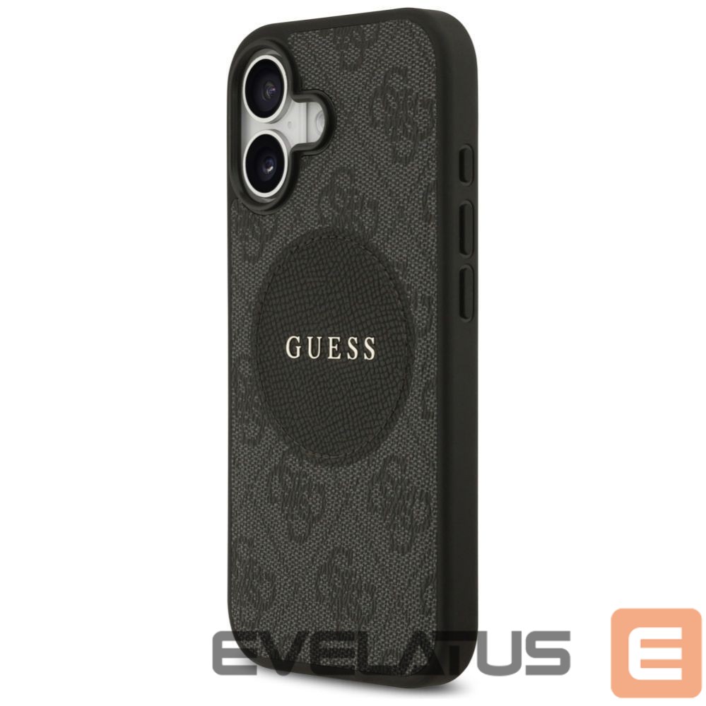 Kitos prekės Guess Guess 4G Circle Classic Logo MagSafe case for iPhone 17 - black