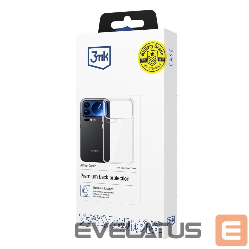 Kitos prekės 3MK 3mk Armor Case for Xiaomi 17 Pro Max - transparent