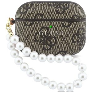 Kitos prekės Guess  Guess 4G Pearl Strap case for AirPods Pro 3 - brown 