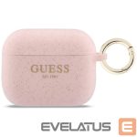 Kitos prekės Guess  Guess Silicone Glitter Ring Case for AirPods Pro 3 - Pink 