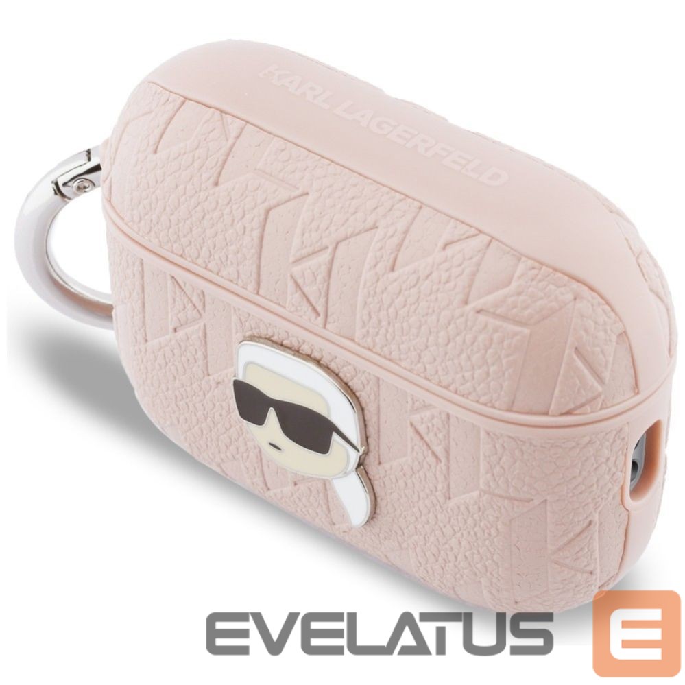 Kitos prekės Karl Lagerfeld Karl Lagerfeld Monogram Karl Head Case for AirPods Pro 3 - Pink