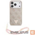 Kitos prekės Guess  Guess 4G Strap Triangle Logo MagSafe Case for iPhone 17 Pro - Pink 