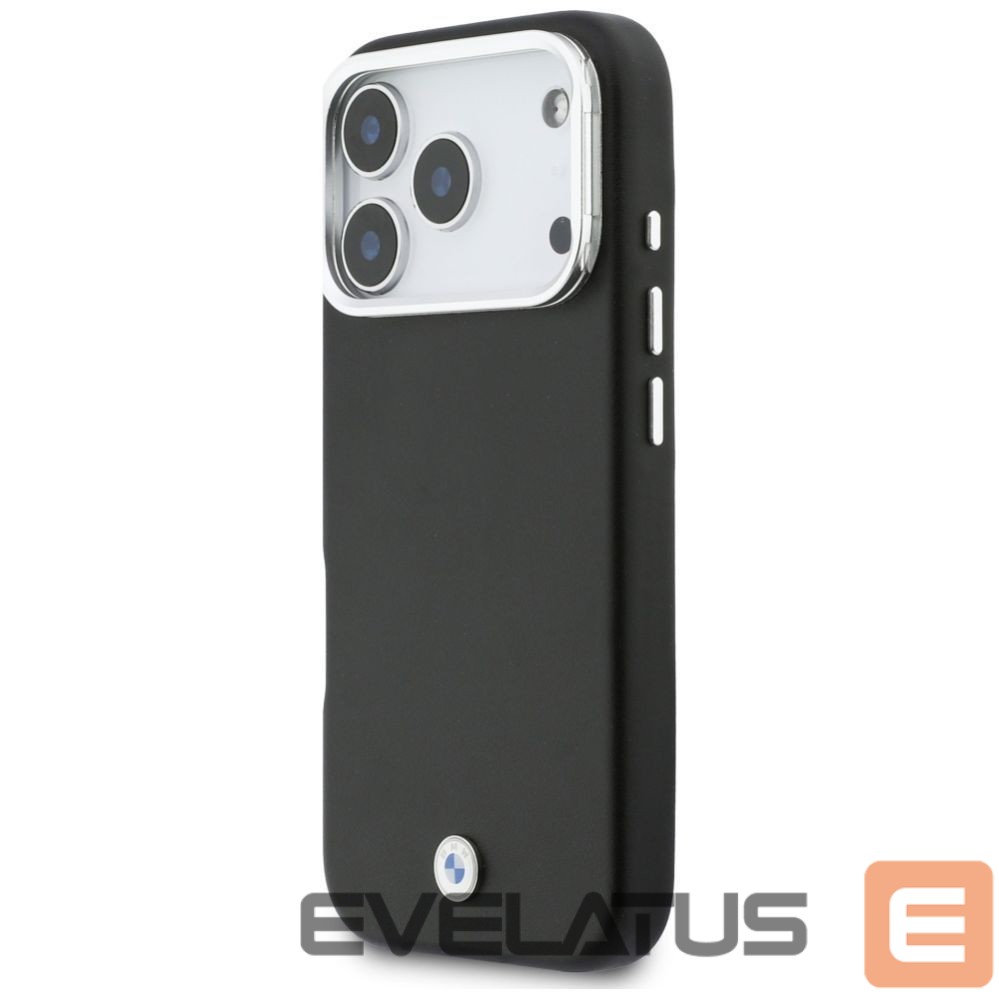 Kitos prekės BMW BMW M Sign Metal Logo MagSafe Case for iPhone 17 Pro - Black