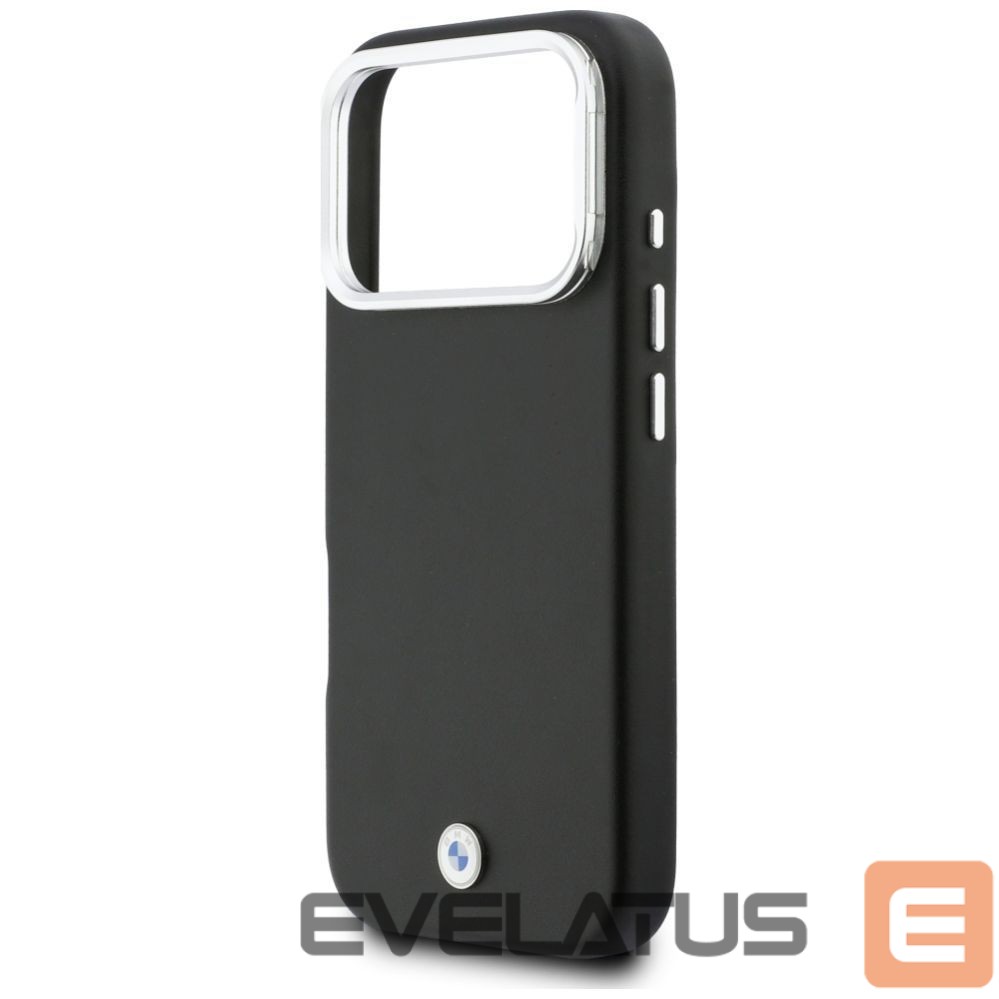 Kitos prekės BMW BMW M Sign Metal Logo MagSafe Case for iPhone 17 Pro - Black