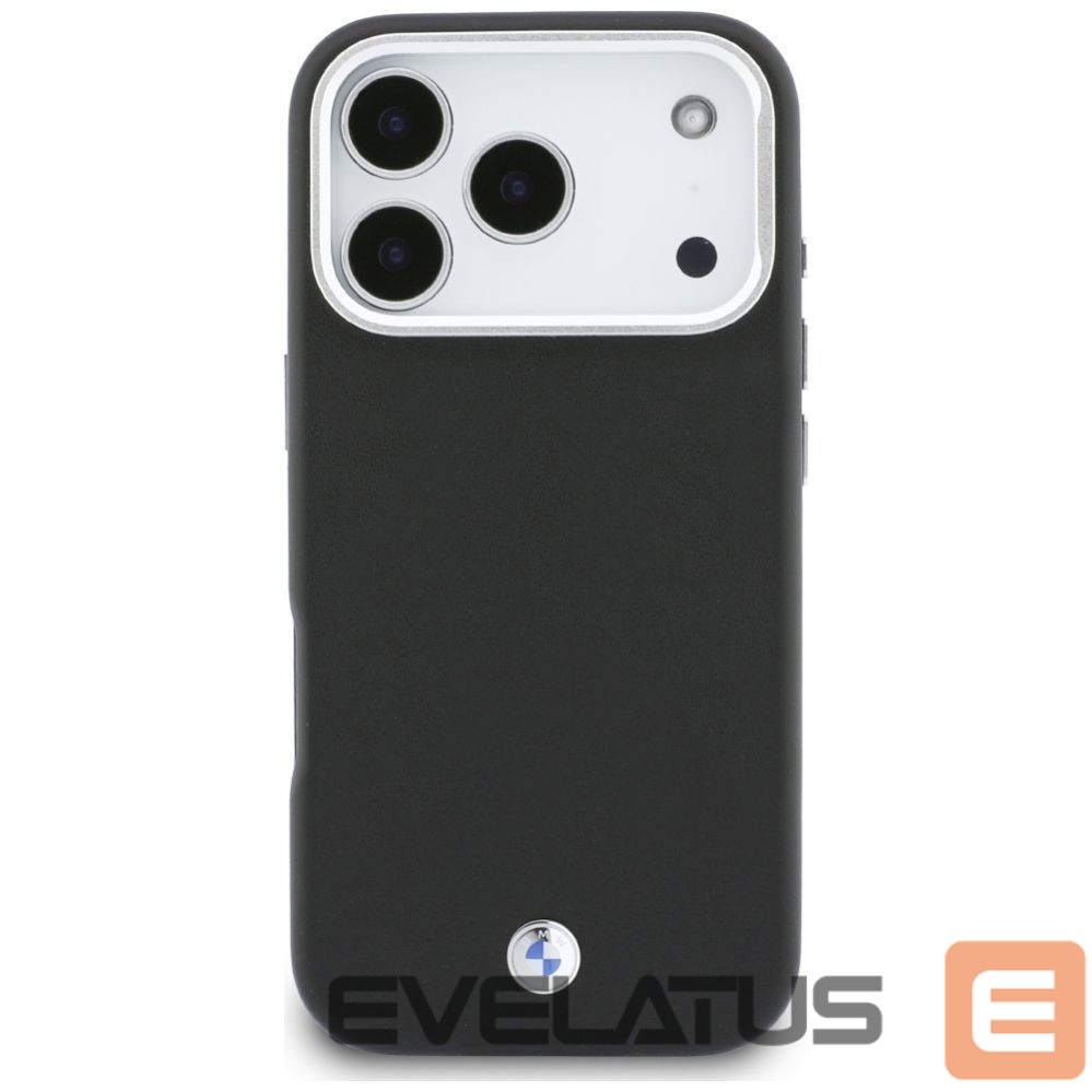 Kitos prekės BMW BMW M Sign Metal Logo MagSafe Case for iPhone 17 Pro - Black