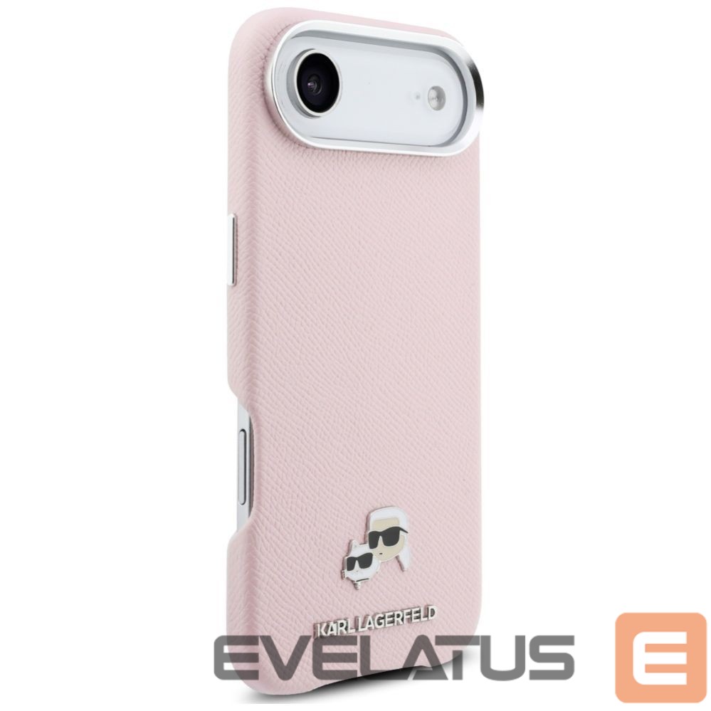 Kitos prekės Karl Lagerfeld Karl Lagerfeld Karl & Choupette Head Pins Saffiano MagSafe iPhone Air Case - Pink