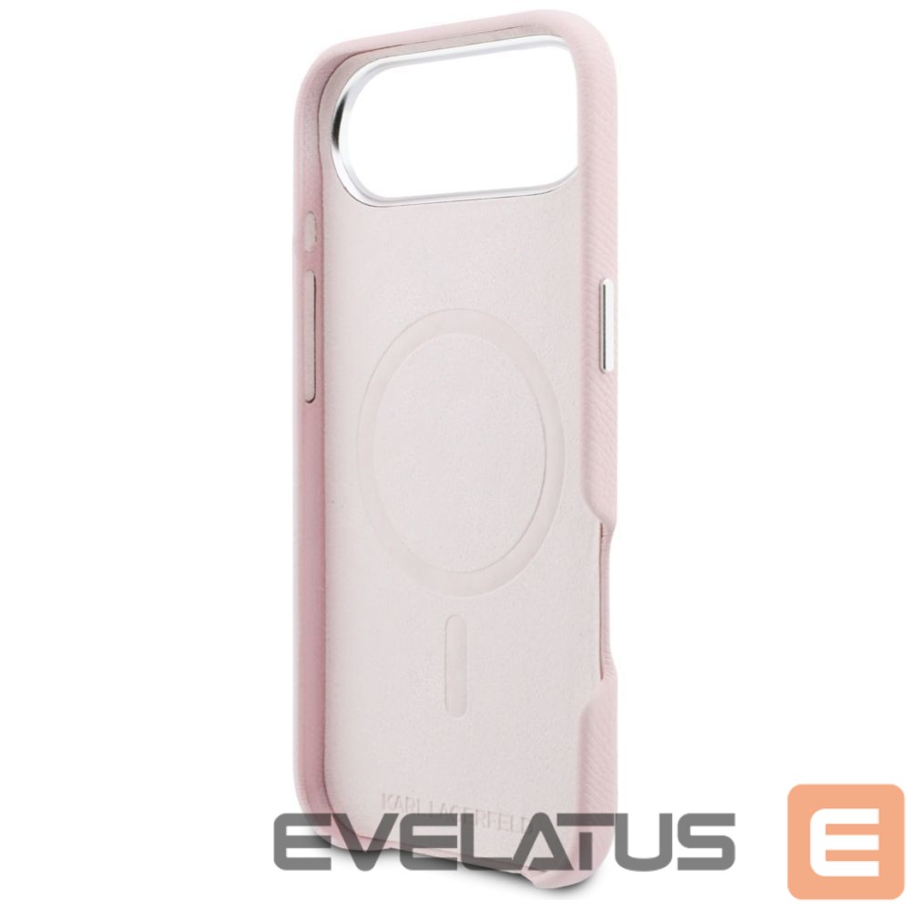 Kitos prekės Karl Lagerfeld Karl Lagerfeld Karl & Choupette Head Pins Saffiano MagSafe iPhone Air Case - Pink