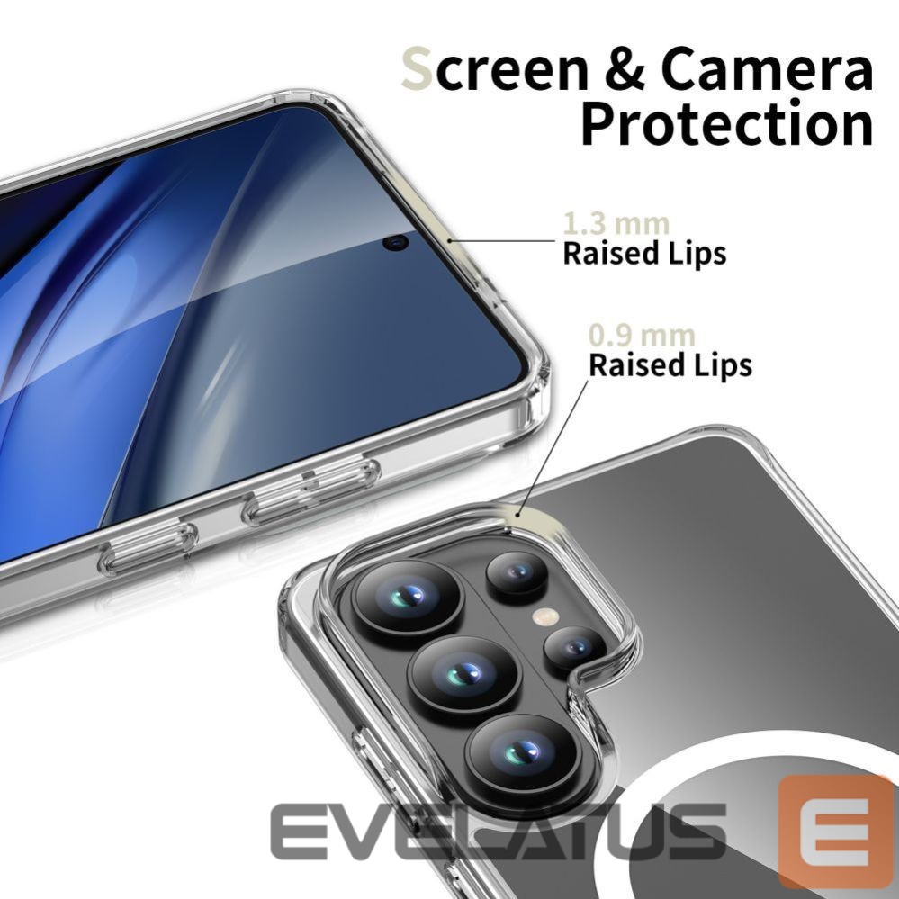 Kitos prekės Tech-Protect Tech-Protect FlexAir Hybrid MagSafe Case for Samsung Galaxy S26 Ultra - Transparent