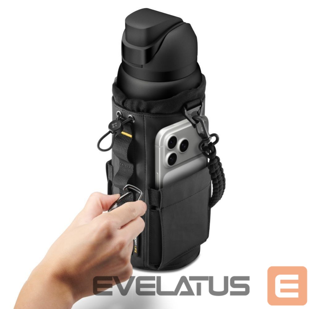 Dviračio priedas Spigen Spigen Tumbler Holder Bag Magnetic for Water Bottle, Phone, Keys - Black