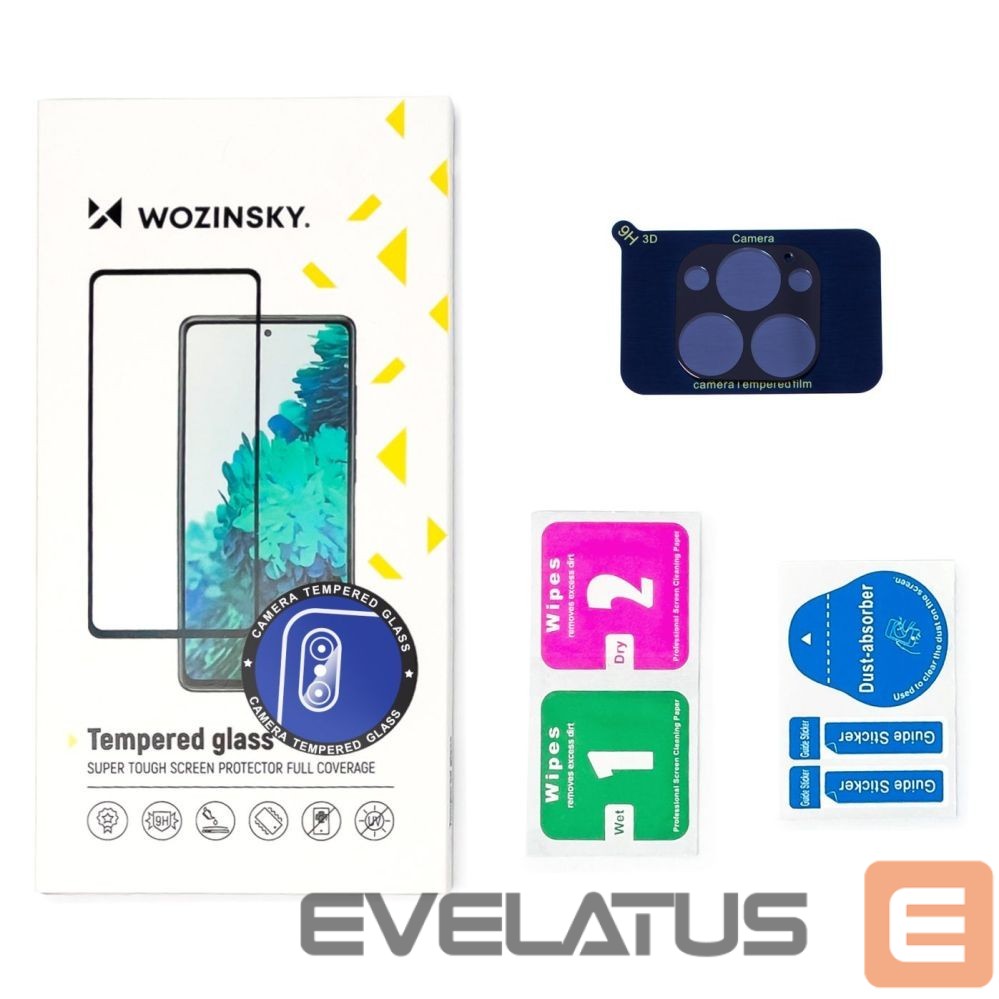 Kitos prekės Wozinsky Wozinsky Full Camera Glass 9H Full Camera Tempered Glass for Motorola Moto G41