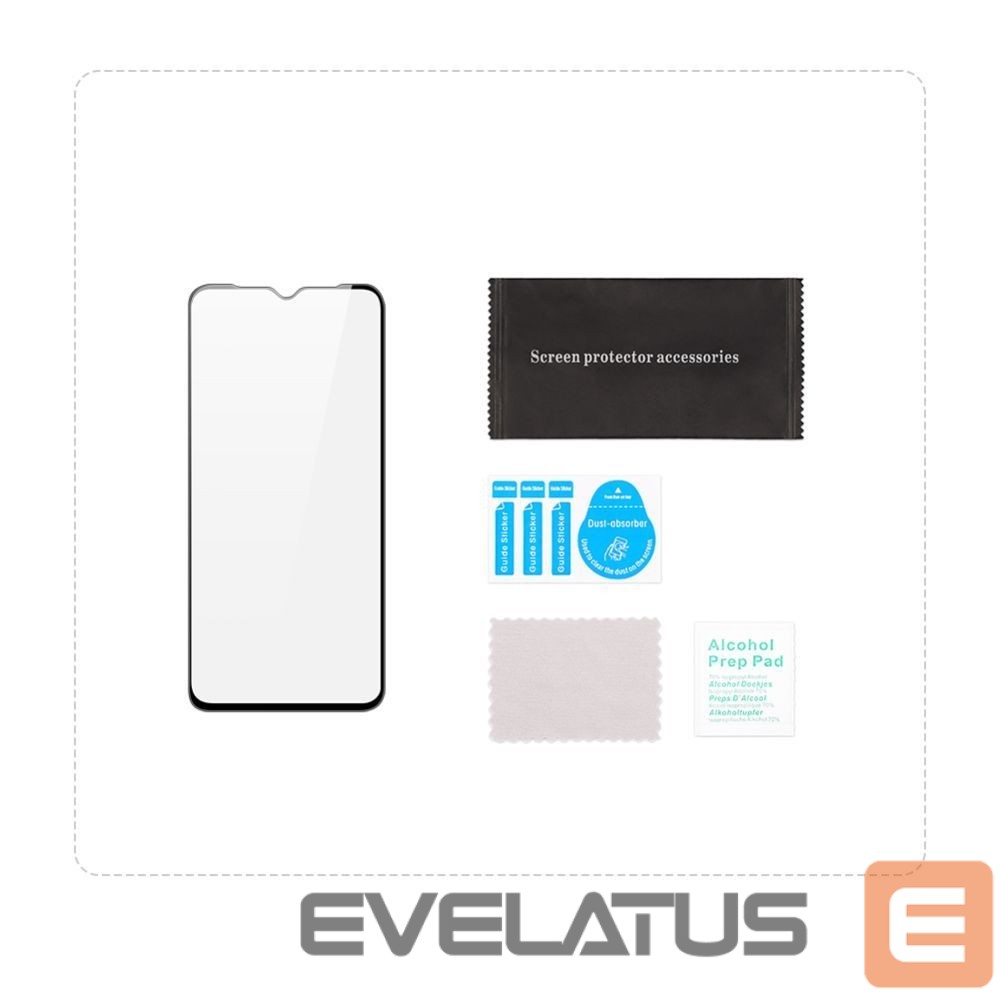 Kitos prekės Dux Ducis Dux Ducis 9D Tempered Glass 9H Full Screen Tempered Glass with Realme Narzo 50A frame black (case friendly)