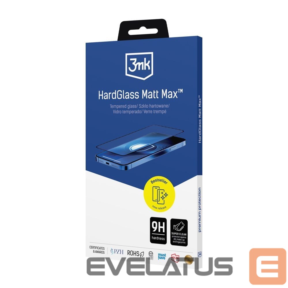 Kitos prekės 3MK Matte tempered glass 3mk HardGlass Matt Max for Apple iPhone X/XS/11 Pro