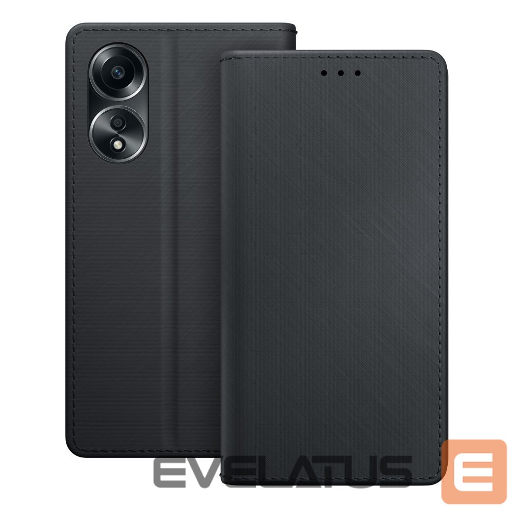 Kitos prekės 3MK 3mk Wallet Case for Oppo A58 4G - Black