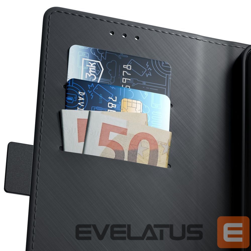 Kitos prekės 3MK 3mk Wallet Case for Oppo A58 4G - Black
