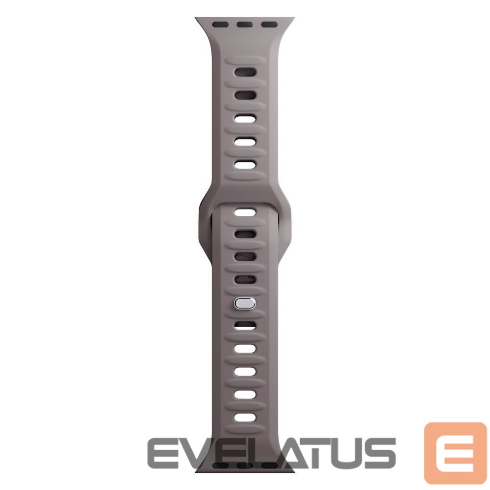 Kitos prekės 3MK 3mk Silicone Watch Strap for Apple Watch 38/40/41 mm - Dark Gray